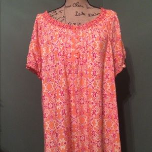 Faded Glory Ladies Peasant Top Blouse Size XXL (20)